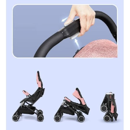 Căruț pentru bebeluși At Performance, pliabil, ușor, cu șezut reglabil și funcție sport, 6-36 luni GRI